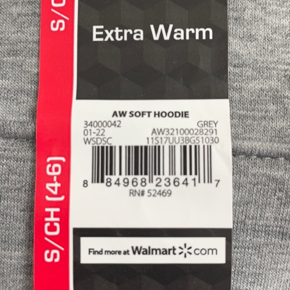NWT small Women’s Pullover Hooded Sweatshirt from Athletic Works - Picture 7 of 8